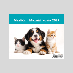 Stolový kalendár Maznáčikovia 2027