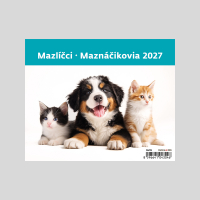 Stolový kalendár Maznáčikovia 2027